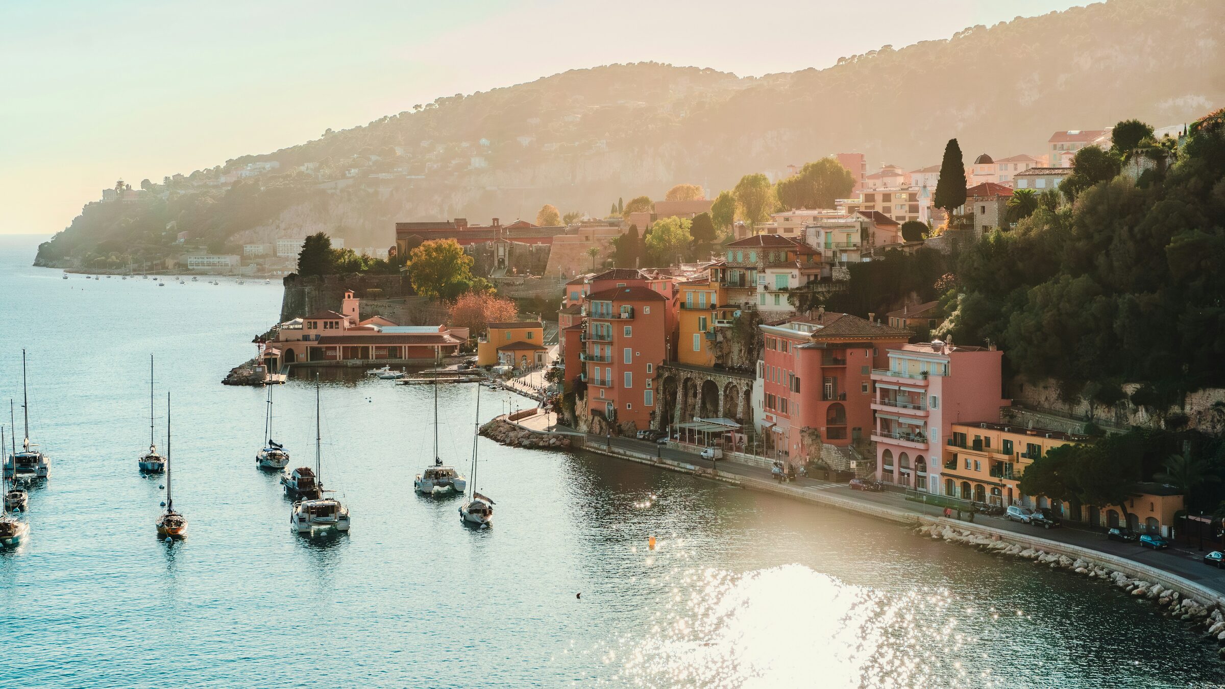 Côte d'Azur — Mediterranean harbour