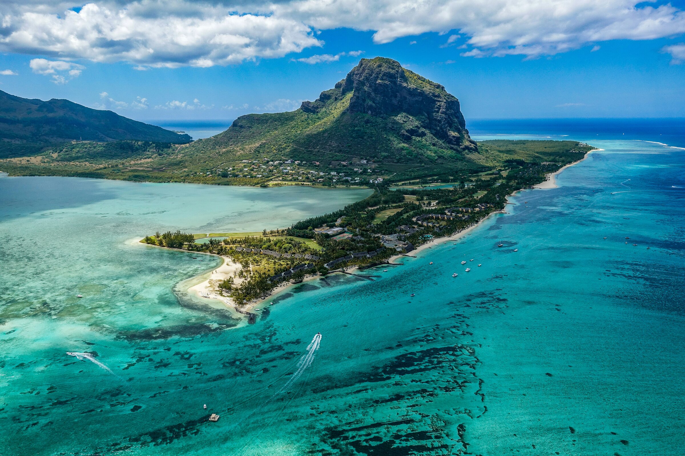 Mauritian coastline